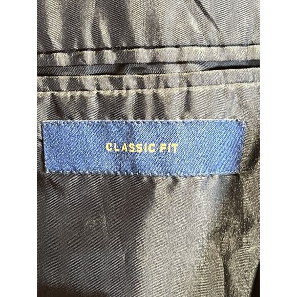 Stafford 46R Mens Basic Black Classic Blazer Sport Suit Jacket Separate - Picture 14 of 15